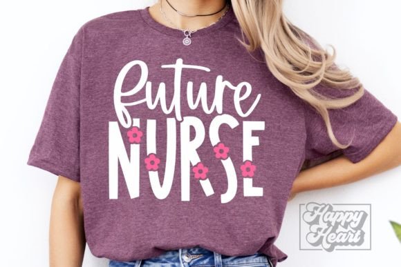 Future Nurse Flower SVG: Crafts & Graphics