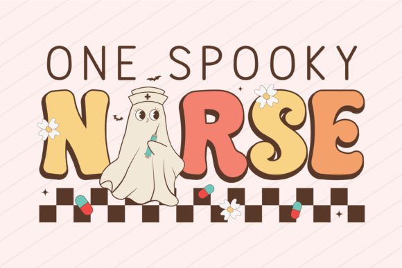 Halloween Nurse Spooky Retro Svg Png for Crafts & Graphics