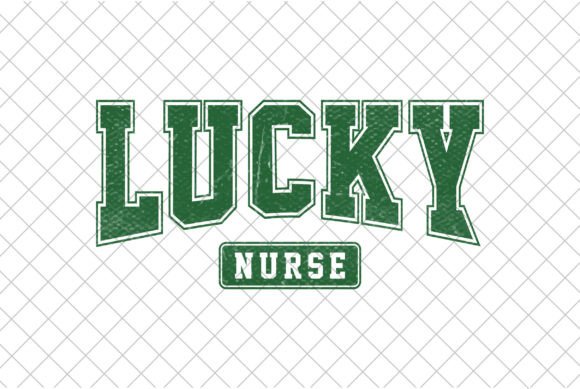 Lucky Nurse PNG, St Patrick’s Day Graphics for Crafts