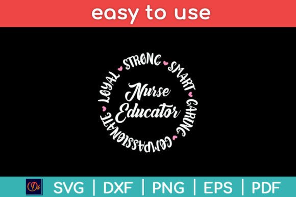 Nurse Educator Graduation Graphics for Crafts