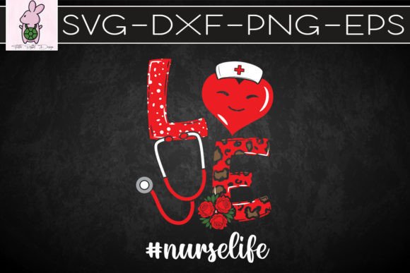 Nurse Life Heartbeat SVG: Graphics for Crafts