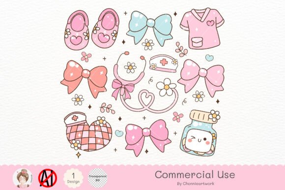 Nurse Life PNG: Graphics for Crafts