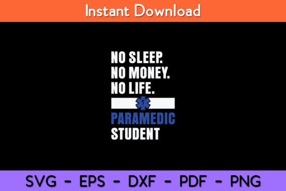 Paramedic Student EMS Graphics for Crafts
