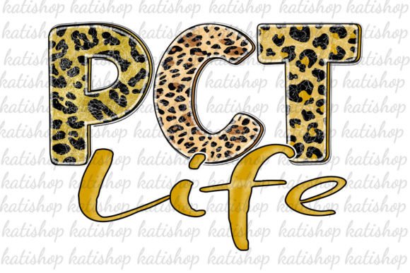 PCT Life Nurse Leopard Png Sublimation Graphics